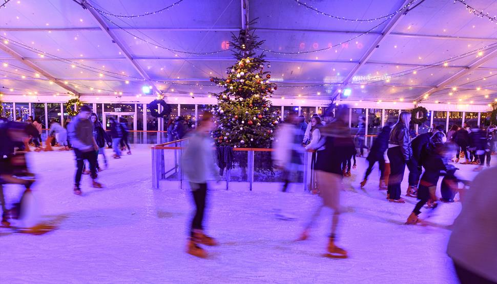 Ice skating at Westquay